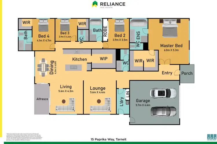 Floorplan of Homely house listing, 15 Paprika Way, Tarneit VIC 3029