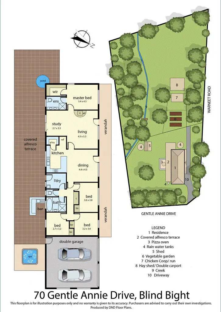 Floorplan of Homely house listing, 70 Gentle Annie Drive, Blind Bight VIC 3980