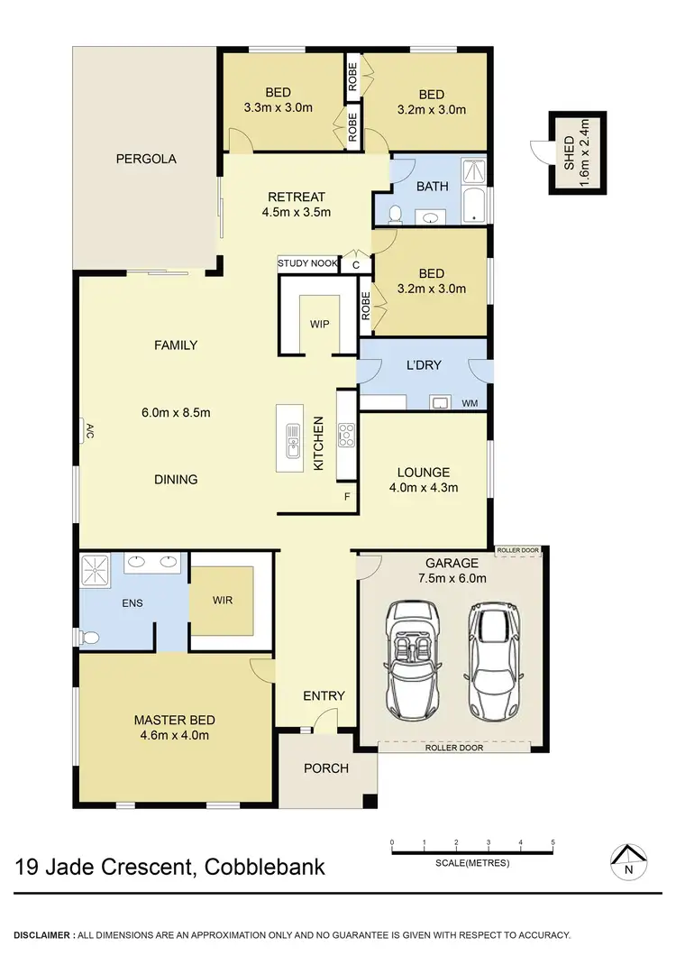 Floorplan of Homely house listing, 19 Jade Crescent, Cobblebank VIC 3338