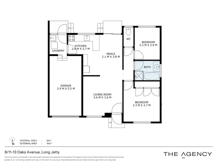 Floorplan of Homely villa listing, 8/11-13 Oaks Avenue, Long Jetty NSW 2261