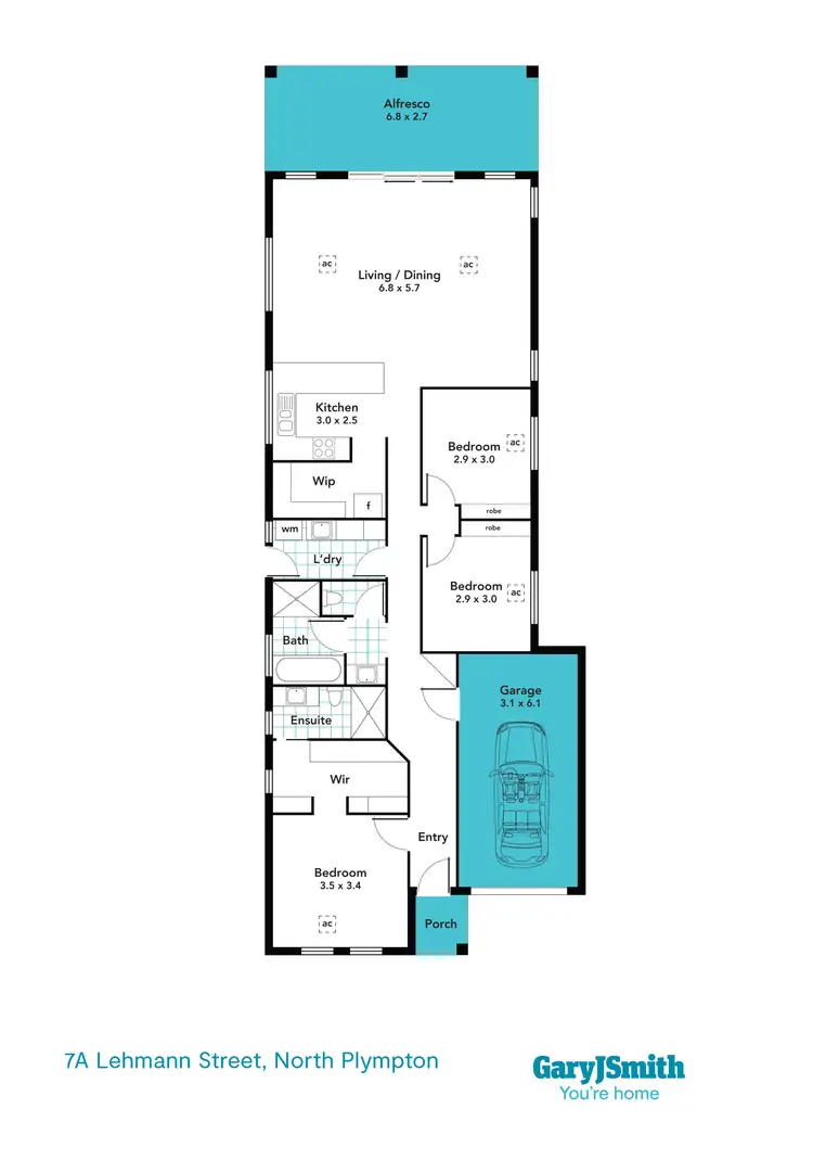 Floorplan of Homely house listing, 7a Lehmann Street, North Plympton SA 5037