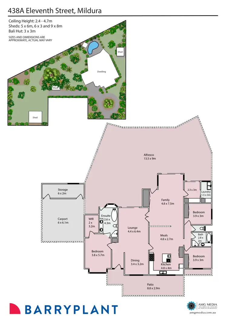 Floorplan of Homely house listing, 438a Eleventh Street, Mildura VIC 3500