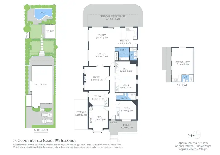 Floorplan of Homely house listing, 75 Coonanbarra Road, Wahroonga NSW 2076