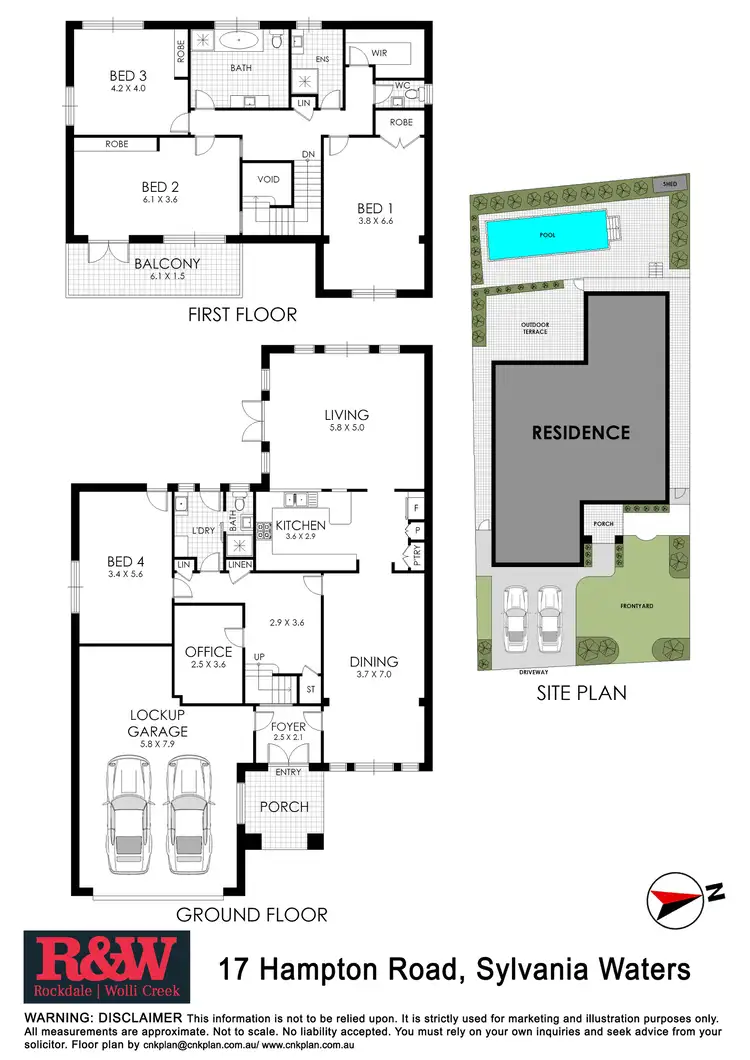 Floorplan of Homely house listing, 17 Hampton Road, Sylvania Waters NSW 2224