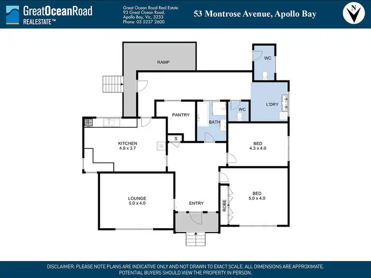 Floorplan of Homely house listing, 53 Montrose Avenue, Apollo Bay VIC 3233