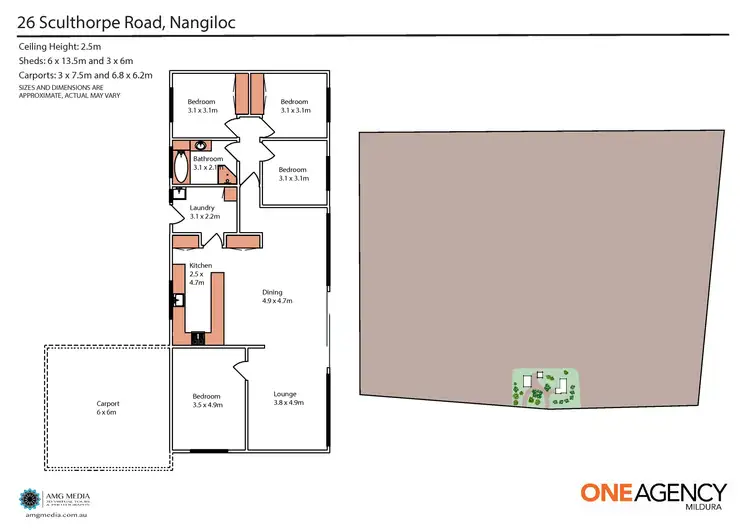 Floorplan of Homely rural property listing, 62 Sculthorpe Road, Nangiloc VIC 3494