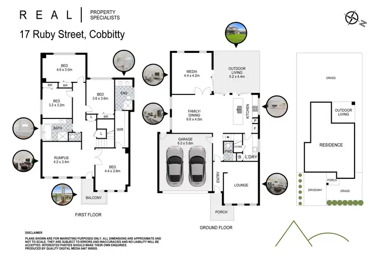 Floorplan of Homely house listing, 17 Ruby Street, Cobbitty NSW 2570
