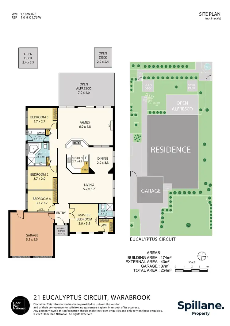 Floorplan of Homely house listing, 21 Eucalyptus Circuit, Warabrook NSW 2304