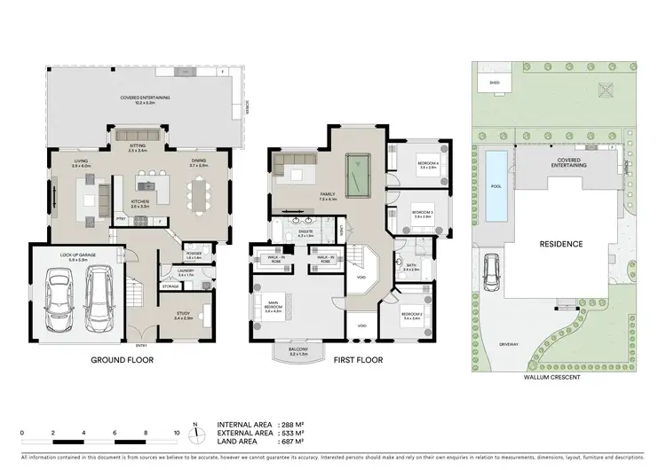 Floorplan of Homely house listing, 9 Wallum Crescent, Woongarrah NSW 2259
