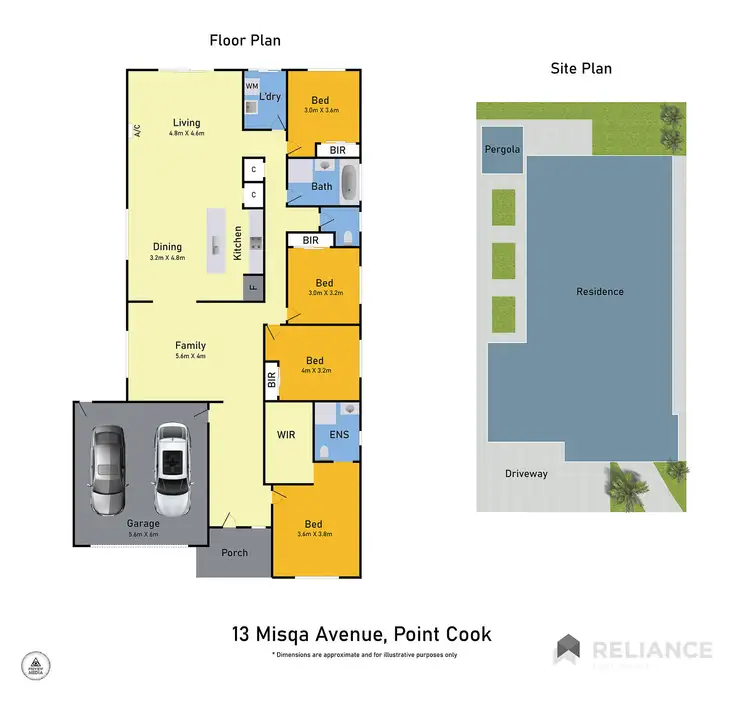 Floorplan of Homely house listing, 13 Misqa Avenue, Point Cook VIC 3030