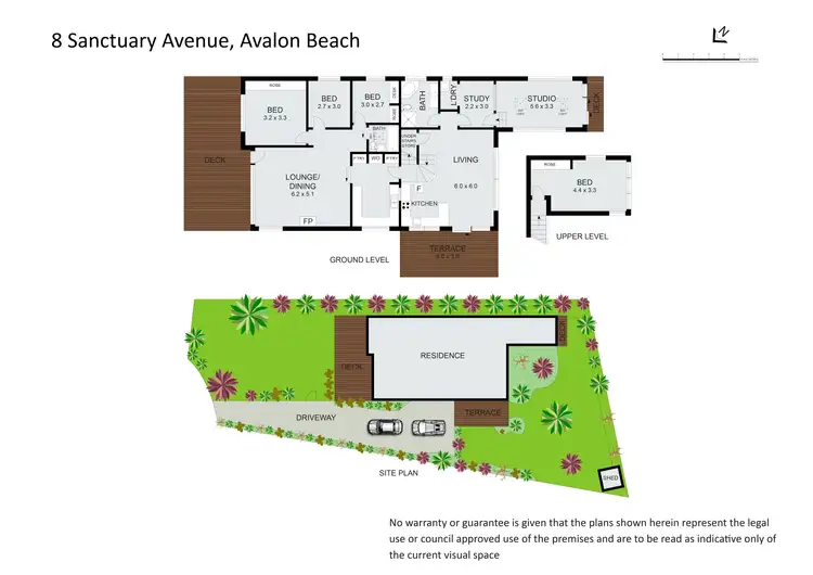 Floorplan of Homely house listing, 8 Sanctuary Avenue, Avalon Beach NSW 2107