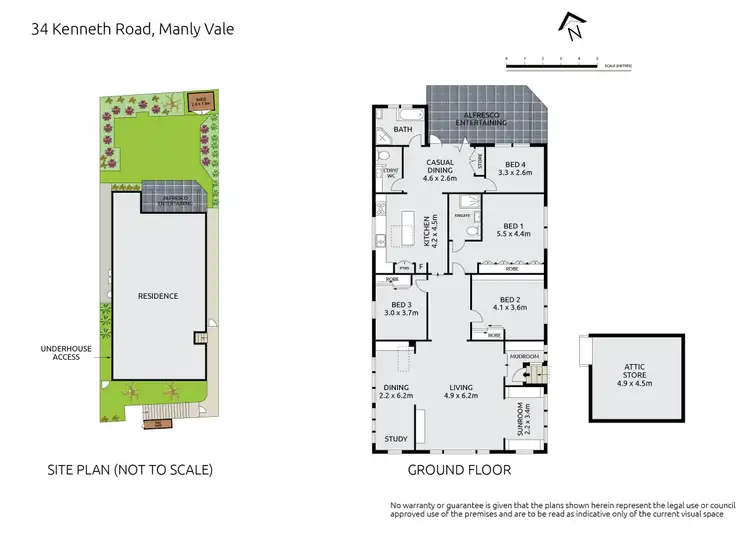 Floorplan of Homely house listing, 34 Kenneth Road, Manly Vale NSW 2093