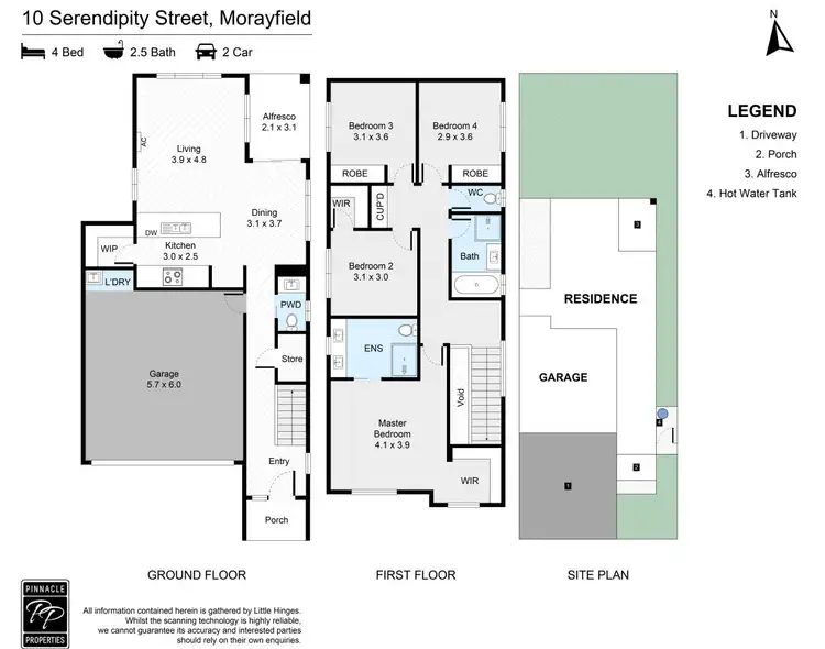 Floorplan of Homely house listing, 10 Serendipity Street, Morayfield QLD 4506