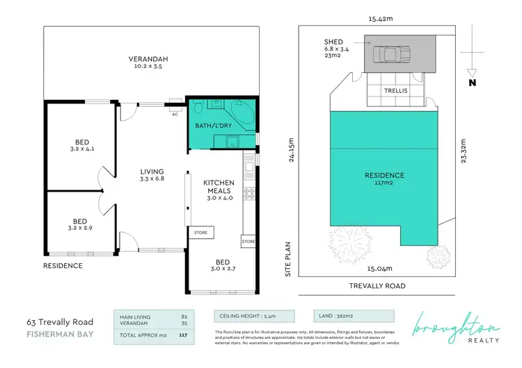 Floorplan of Homely house listing, 63 Trevally Road, Fisherman Bay SA 5522