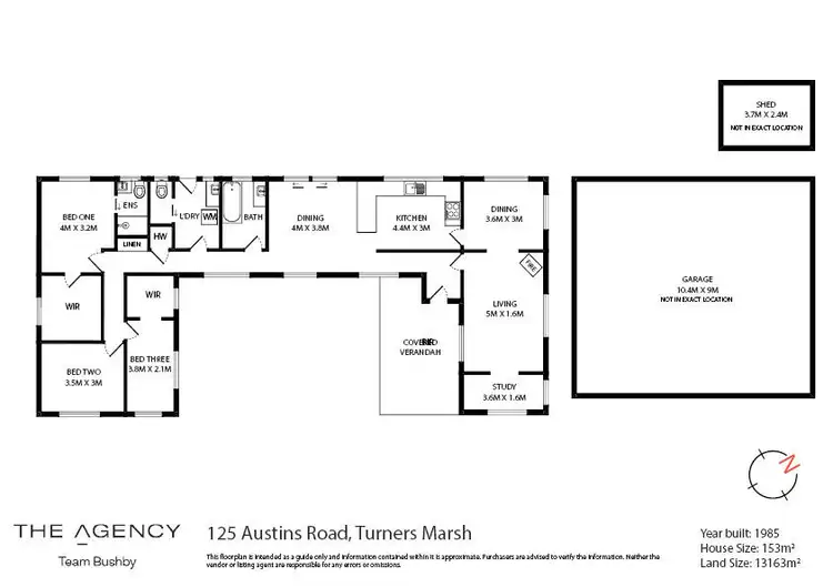 Floorplan of Homely house listing, 125 Austins Road, Turners Marsh TAS 7267