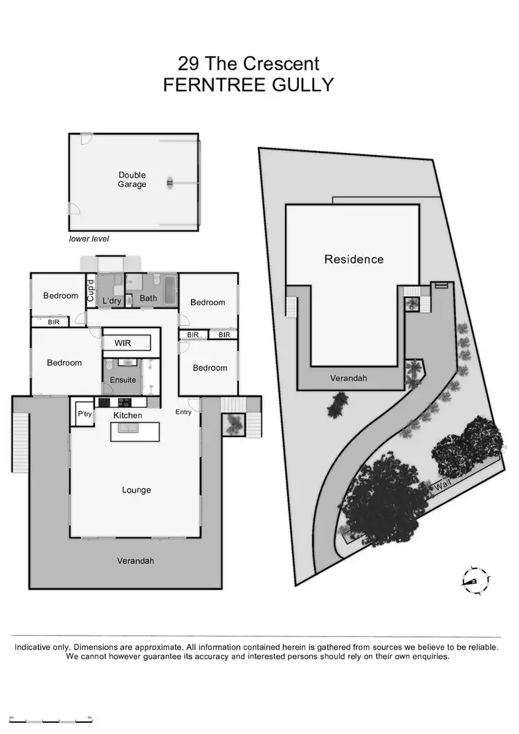 Floorplan of Homely house listing, 29 The Crescent, Ferntree Gully VIC 3156