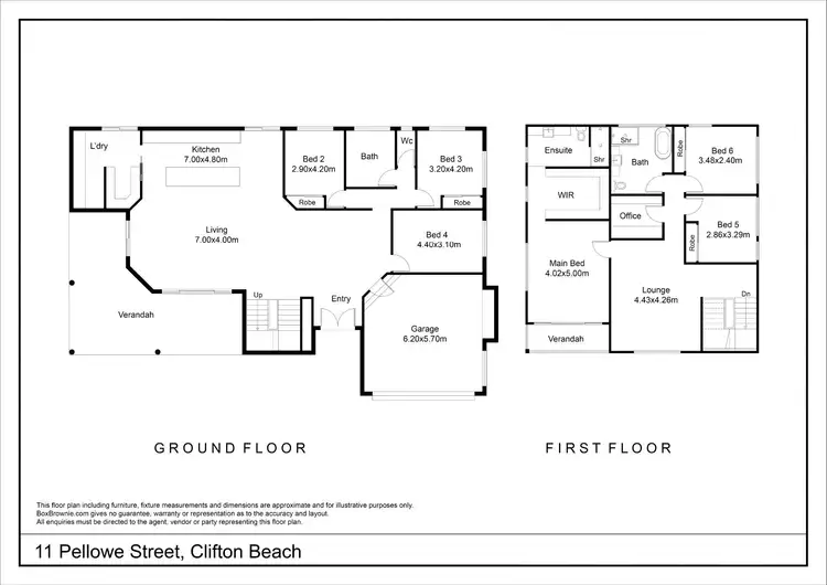 Floorplan of Homely house listing, 11 Pellowe Street, Clifton Beach QLD 4879
