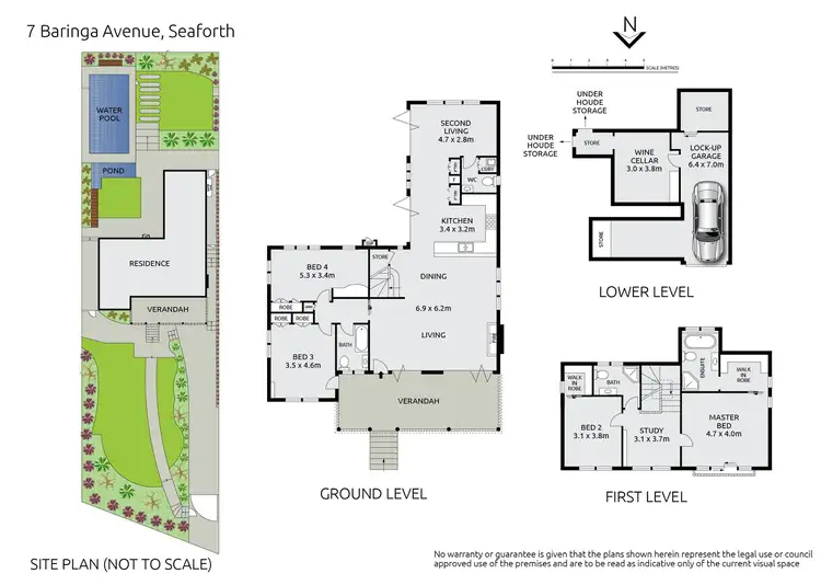 Floorplan of Homely house listing, 7 Baringa Avenue, Seaforth NSW 2092
