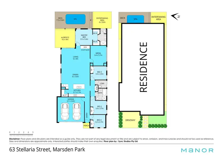 Floorplan of Homely house listing, 63 Stellaria Street, Marsden Park NSW 2765