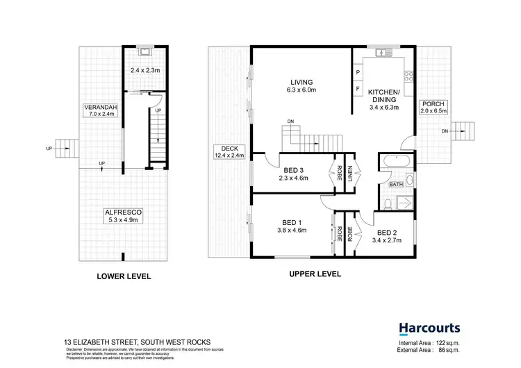 Floorplan of Homely house listing, 13 Elizabeth Street, South West Rocks NSW 2431