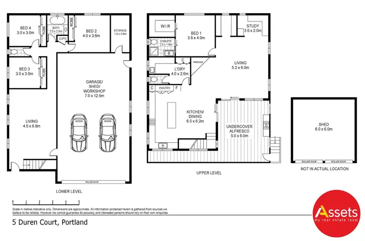 Floorplan of Homely house listing, 5 Duren Court, Portland VIC 3305
