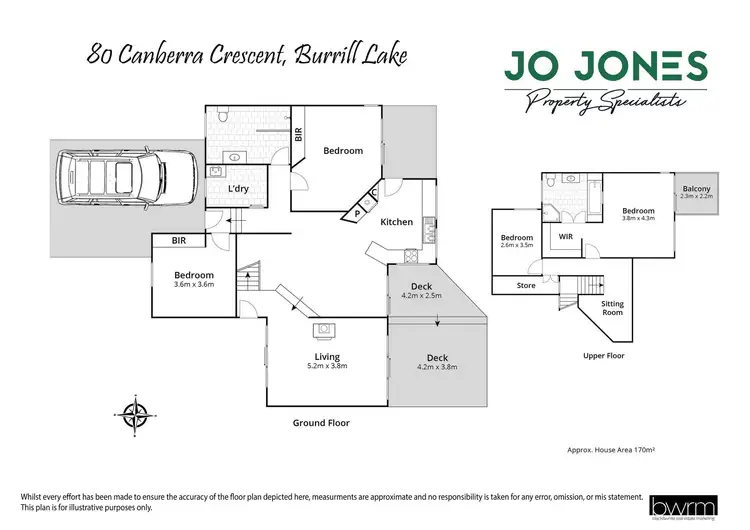 Floorplan of Homely house listing, 80 Canberra Crescent, Burrill Lake NSW 2539