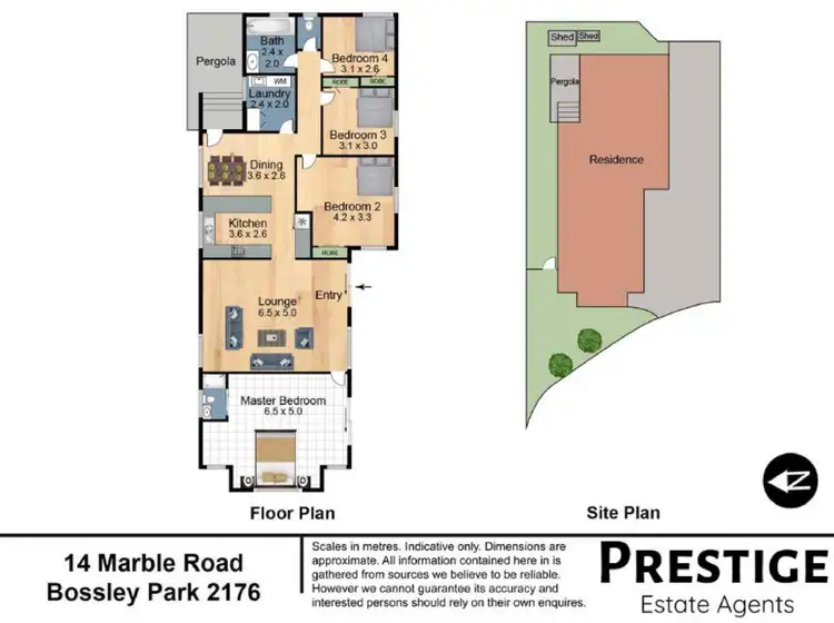 Floorplan of Homely house listing, 14 Marble Close, Bossley Park NSW 2176
