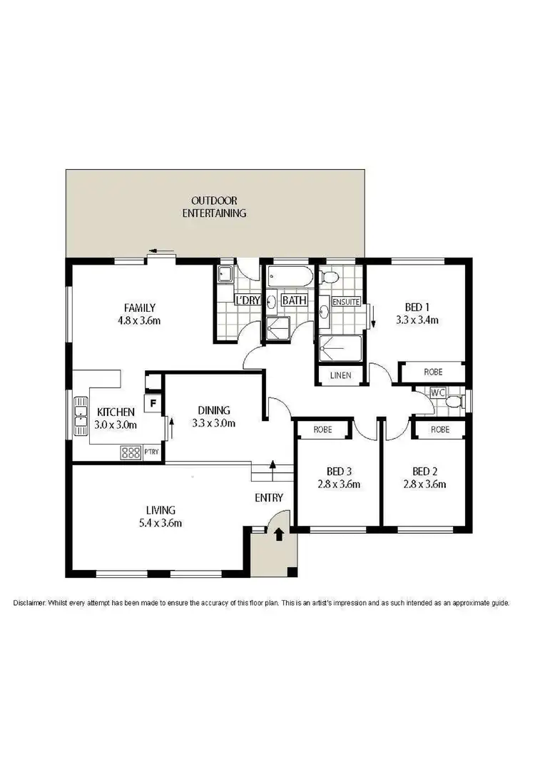 Floorplan of Homely house listing, 23 Perrin Circuit, Banks ACT 2906