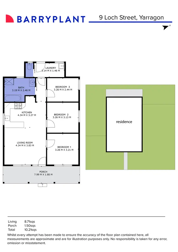 Floorplan of Homely house listing, 9 Loch Street, Yarragon VIC 3823