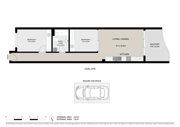 Floorplan of Homely apartment listing, 527/18 Coral Street, The Entrance NSW 2261