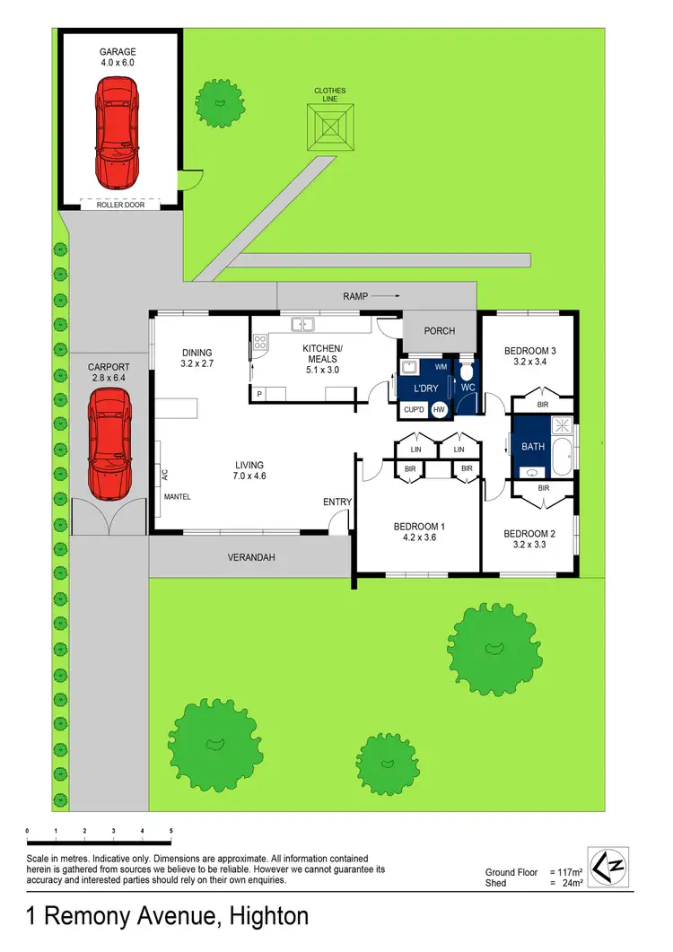 Floorplan of Homely house listing, 1 Remony Avenue, Highton VIC 3216