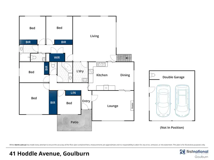 Floorplan of Homely house listing, 41 Hoddle Avenue, Goulburn NSW 2580