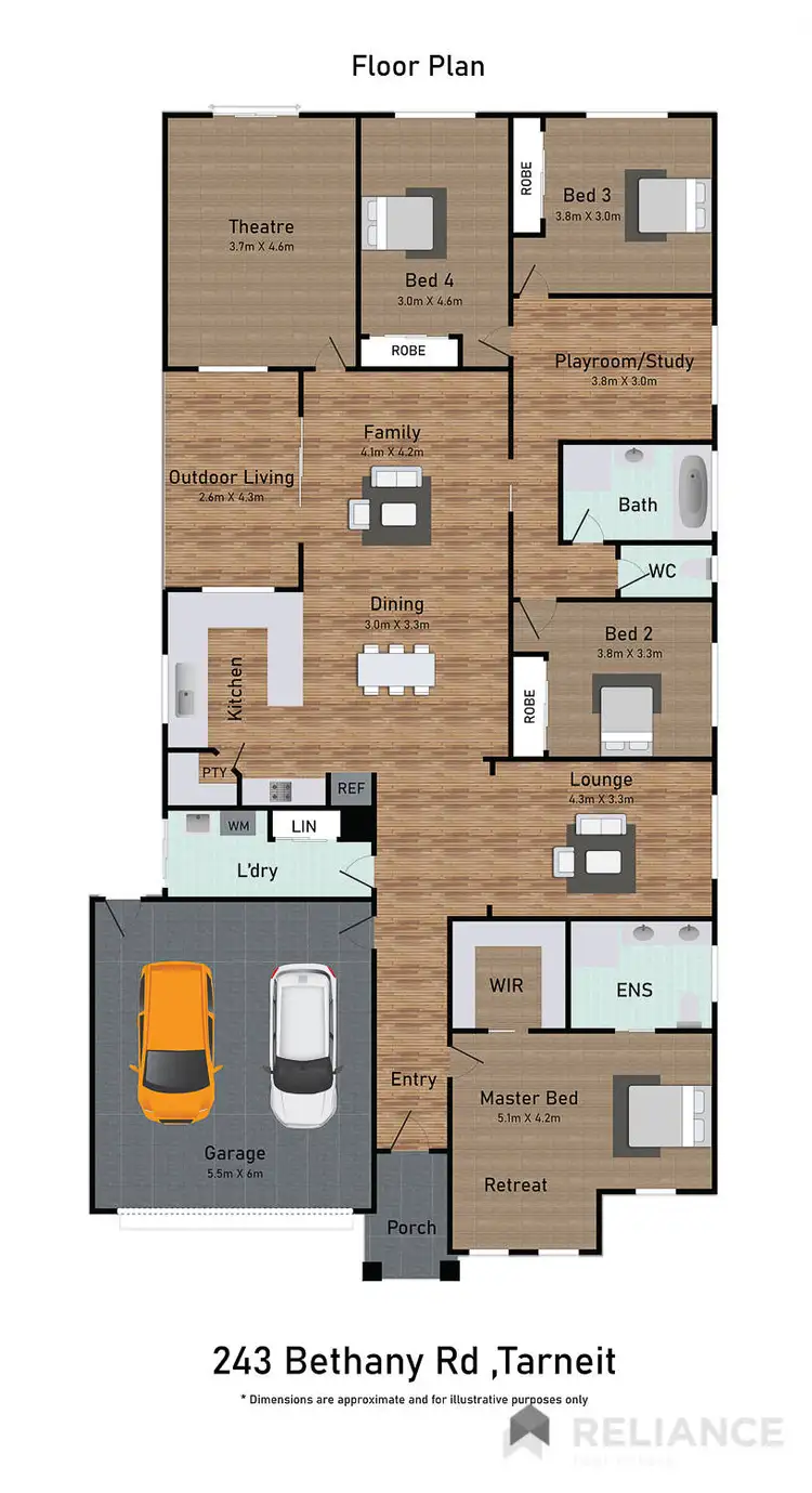 Floorplan of Homely house listing, 243 Bethany Road, Tarneit VIC 3029