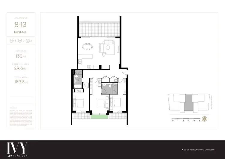 Floorplan of Homely apartment listing, 103/93 Willarong Road, Caringbah NSW 2229