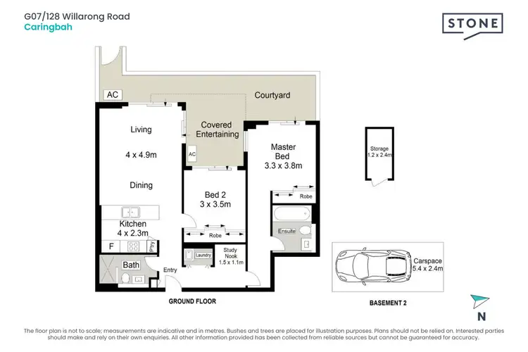 Floorplan of Homely apartment listing, G07/128 Willarong Road, Caringbah NSW 2229