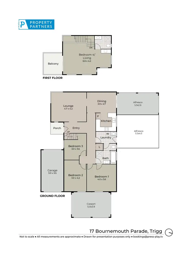 Floorplan of Homely house listing, 17 Bournemouth Parade, Trigg WA 6029