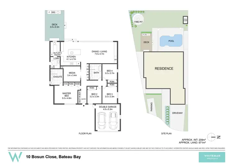 Floorplan of Homely house listing, 10 Bosun Close, Bateau Bay NSW 2261