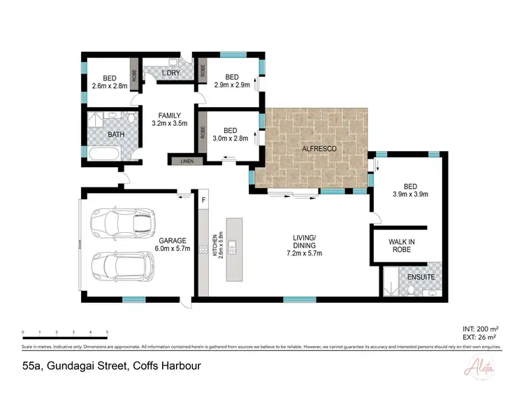 Floorplan of Homely house listing, 55A Gundagai Street, Coffs Harbour NSW 2450