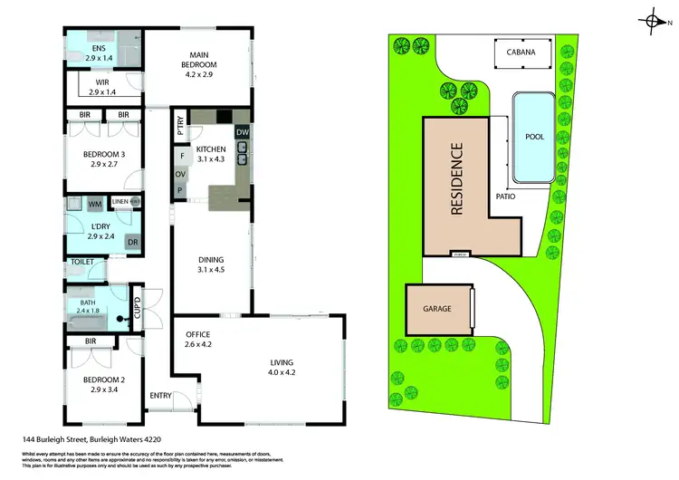 Floorplan of Homely house listing, 144 Burleigh Street, Burleigh Waters QLD 4220