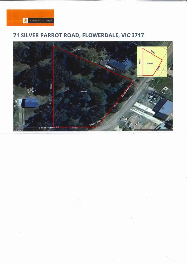 Floorplan of Homely land listing, 71 Silver Parrot Road, Flowerdale VIC 3717