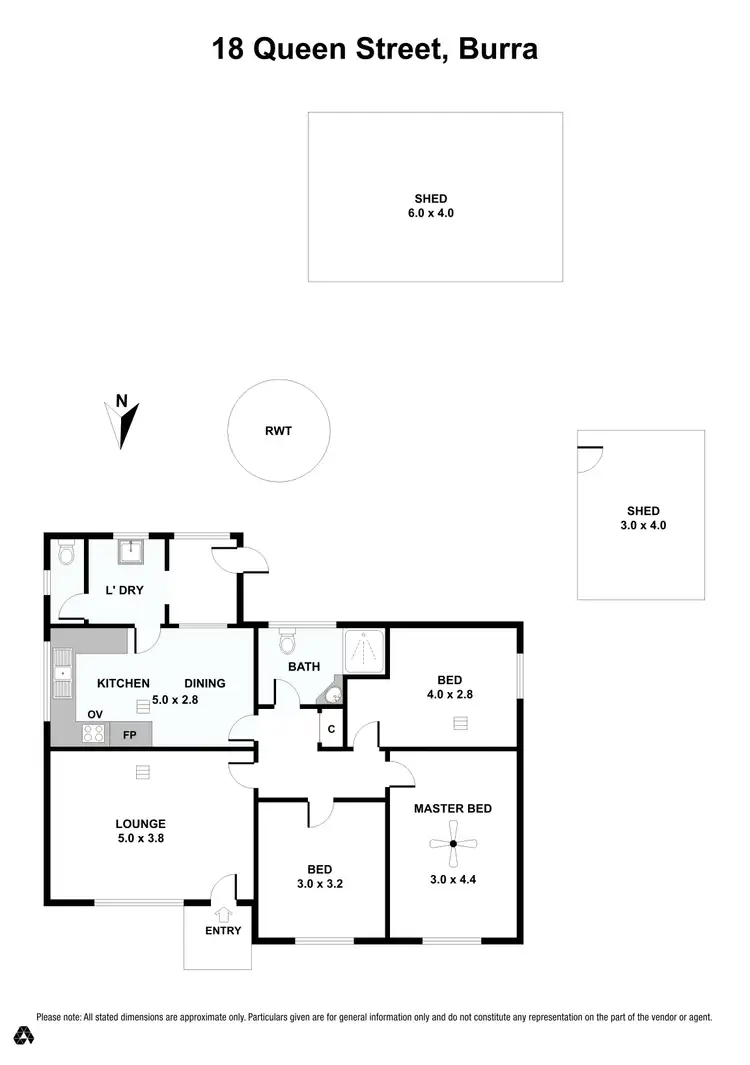 Floorplan of Homely house listing, 18 Queen Street, Burra SA 5417