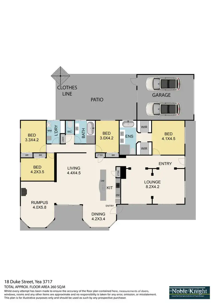 Floorplan of Homely house listing, 18 Duke Street, Yea VIC 3717