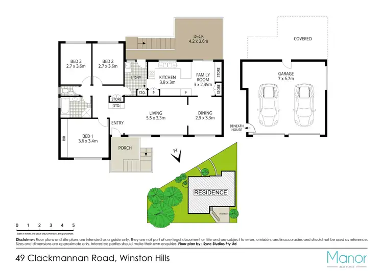 Floorplan of Homely house listing, 49 Clackmannan Road, Winston Hills NSW 2153