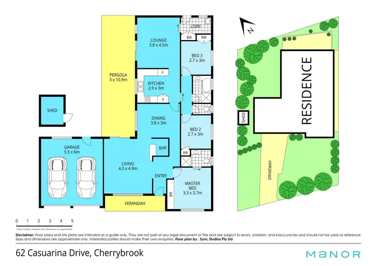 Floorplan of Homely house listing, 62 Casuarina Drive, Cherrybrook NSW 2126
