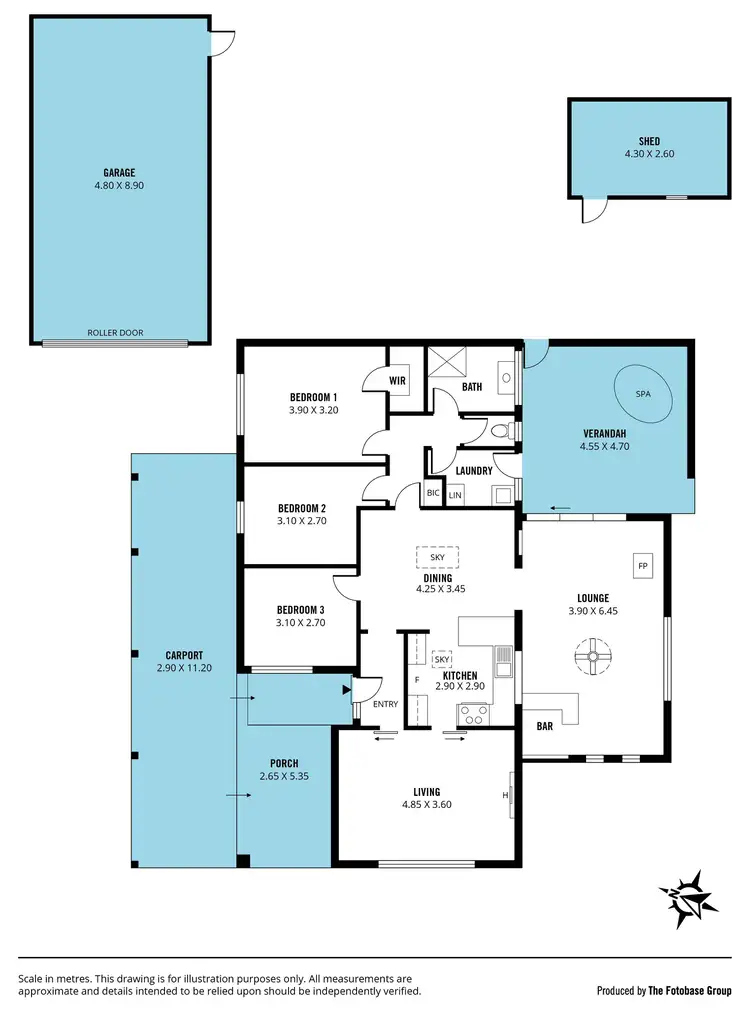 Floorplan of Homely house listing, 9 Brigadoon Street, Happy Valley SA 5159
