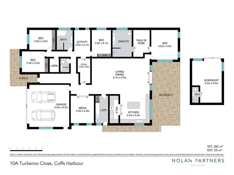 Floorplan of Homely house listing, 10A Tuckeroo Close, Coffs Harbour NSW 2450