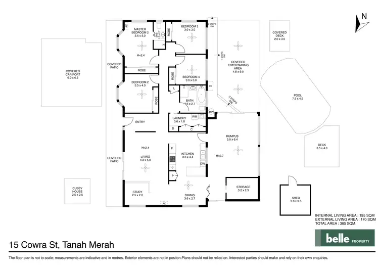 Floorplan of Homely house listing, 15 Cowra Street, Tanah Merah QLD 4128