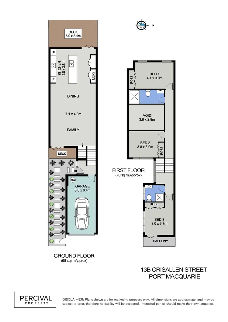Floorplan of Homely house listing, 13B Crisallen Street, Port Macquarie NSW 2444