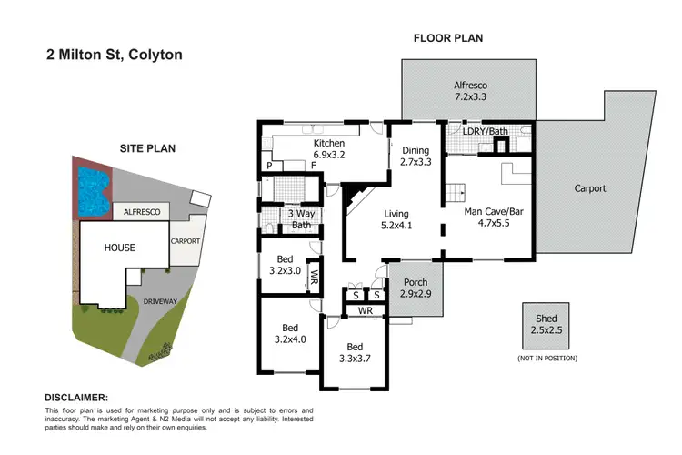 Floorplan of Homely house listing, 2 Milton Street, Colyton NSW 2760