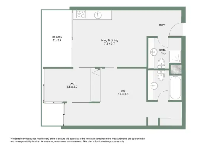 Floorplan of Homely apartment listing, 3303/2-22 Veivers Road, Palm Cove QLD 4879